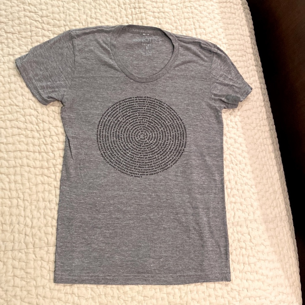 Skinny tee with Collective Nouns for groups of animals